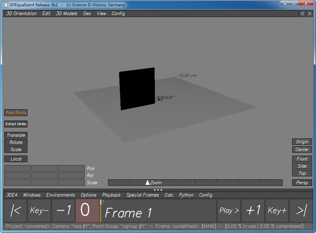 3D镜头跟踪软件3DEqualizer4