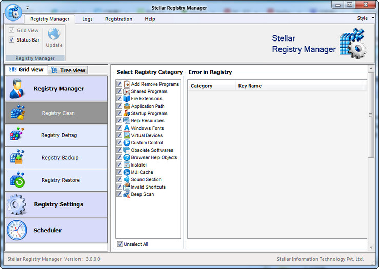 Stellar Registry Manager注册表管理工具 3.0.0