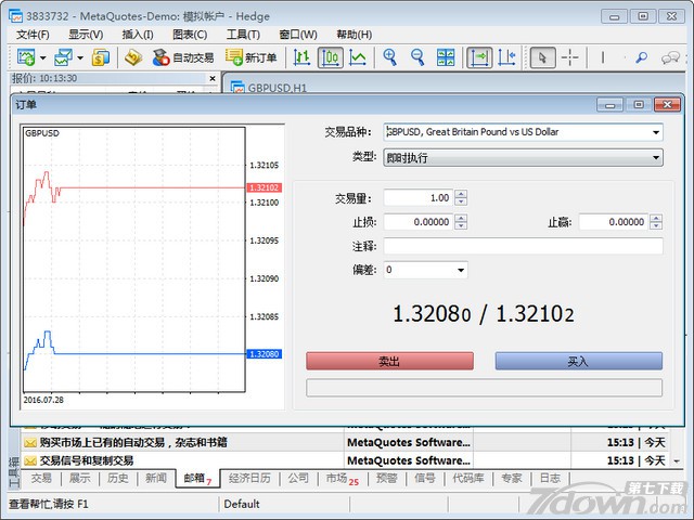 Metatrader 5外汇交易平台