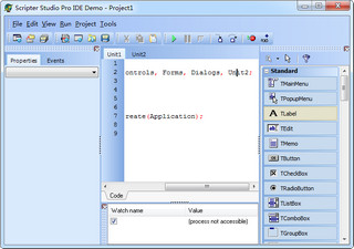 集成开发环境TMS Scripter 7.2 特别版软件截图