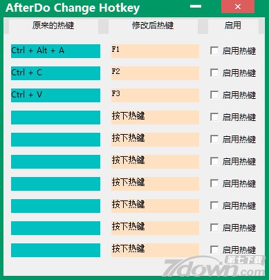 AfterDo Change Hotkey