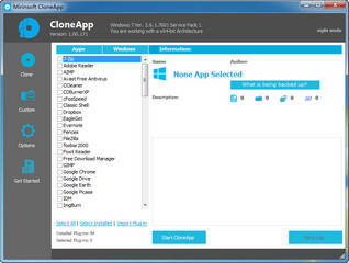 数据备份软件CloneApp 1.17软件截图