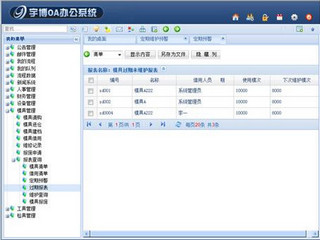 宇博OA协同办公系统 2.2.3.9软件截图