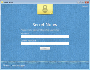 Secret Notes加密日记本 1.10软件截图