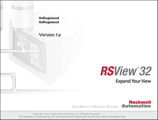 RSView32 7.4授权版 免费版 含授权方法软件截图