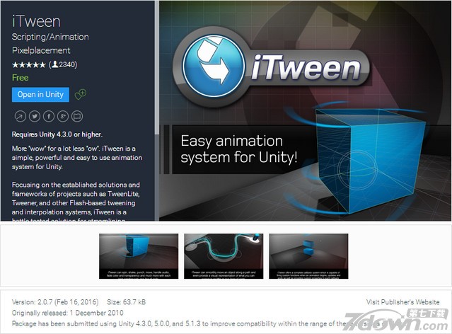 Unity3d itween path