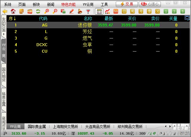 VV云交易PC客户端