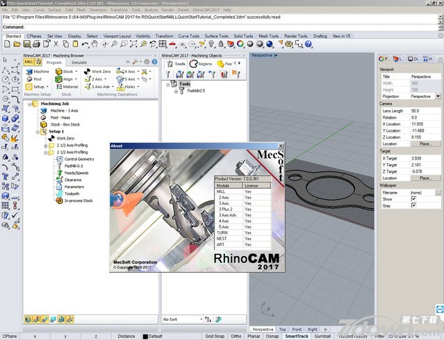 MecSoft RhinoCAM 2017