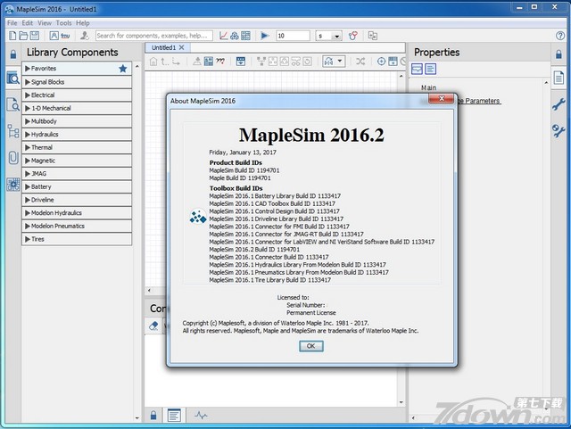 Maplesoft MapleSim 2016 2016.2