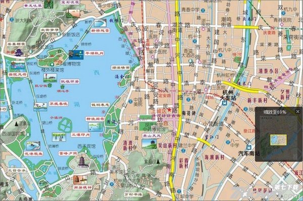 杭州电子地图高清版大图