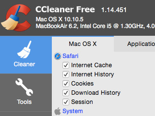 CCleaner MAC破解版 1.14.451 最新版软件截图