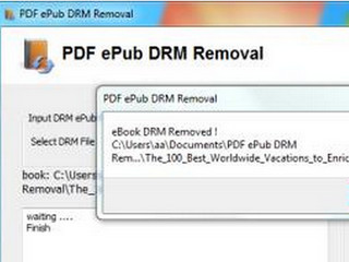 PDF ePub DRM Removal破解版 2017 免注册版软件截图