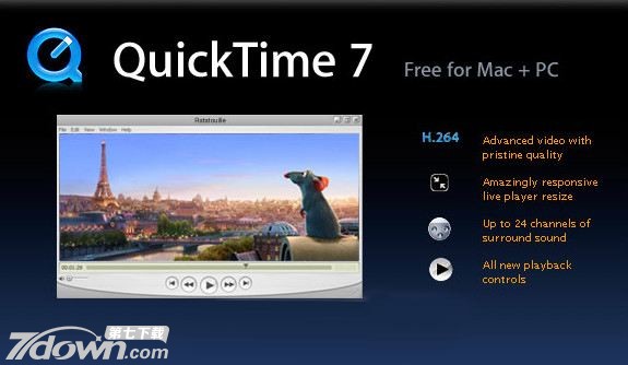 QuickTime Player破解版 7.79.8 专业版