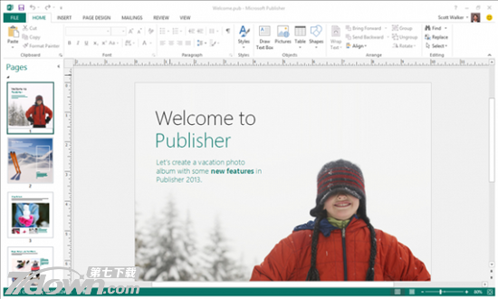 Microsoft Publisher 2010 绿色版