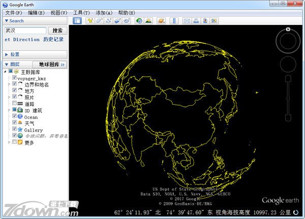 谷歌地图3D街景地图