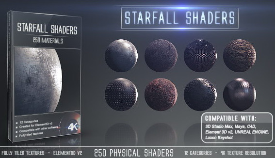 E3D纹理贴图Starfall Shaders