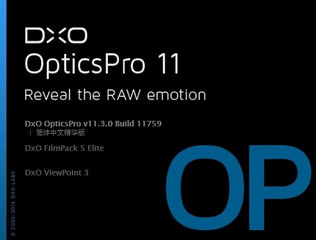DxO Optics Pro 11.4汉化补丁 免费版软件截图