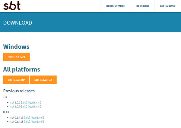 SBT for Windows