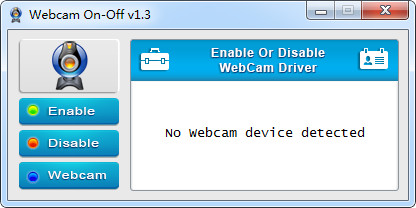 WebCam On-Off(摄像头启用/关闭)