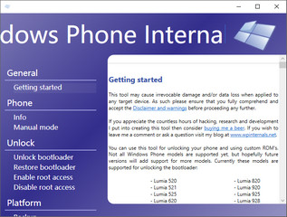 Windows Phone Internals（WPI） 2.2软件截图