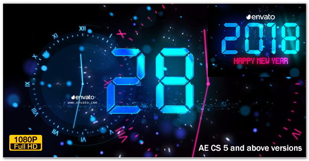 AE2018新年倒计时模板