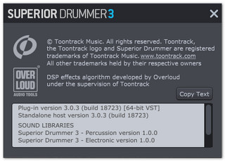 Superior Drummer 3破解版 3.0.3 VST AAX WiN软件截图