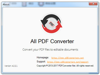 全能PDF文件转换器 All PDF Converter 4.2.2.1 简体中文版软件截图