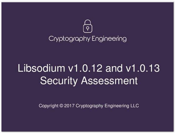 加密库 libsodium 1.0.16