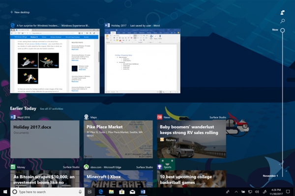 Windows 10快速预览版17063