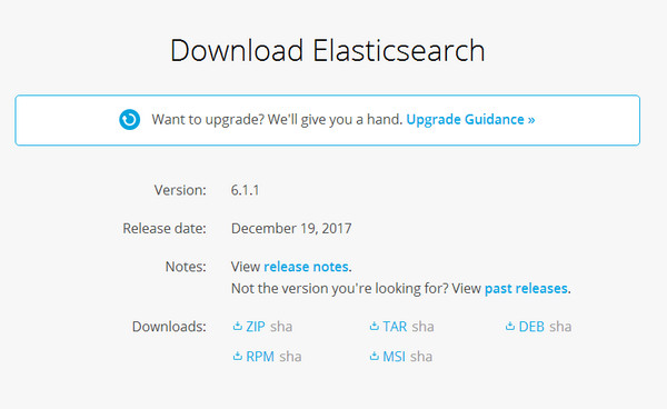 分布式搜索引擎 Elasticsearch 6.1.1 正式版