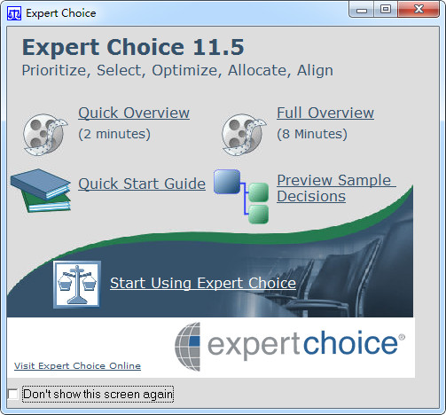 Expert Choice AHP层次分析法软件