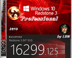 Windows10 RS3 16299.125 专业版精简版软件截图