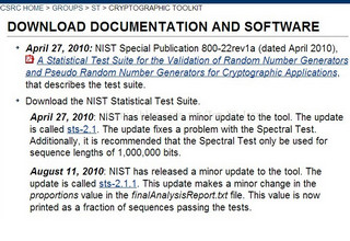 NIST 随机数测试sts 2.1.1 免费版软件截图