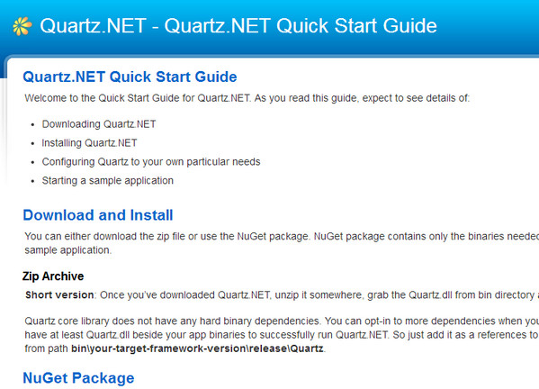 作业调度框架 Quartz.NET 3.0