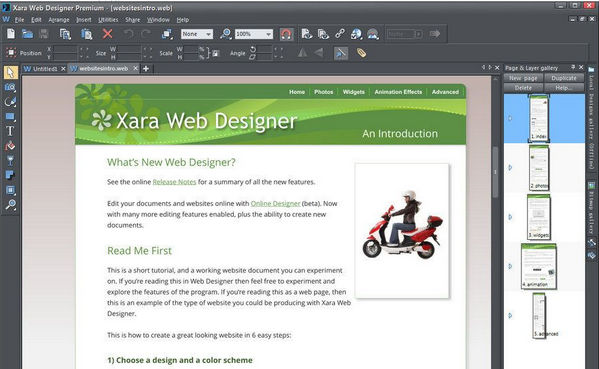 Xara Web Designer 15破解版 15.1.0.53605 免费版