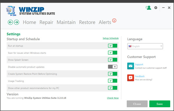 WinZip System Utilities Suite 3.2.0.16 特别版