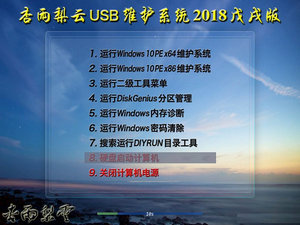 杏雨梨云USB维护系统2018戊戌版 02.02软件截图