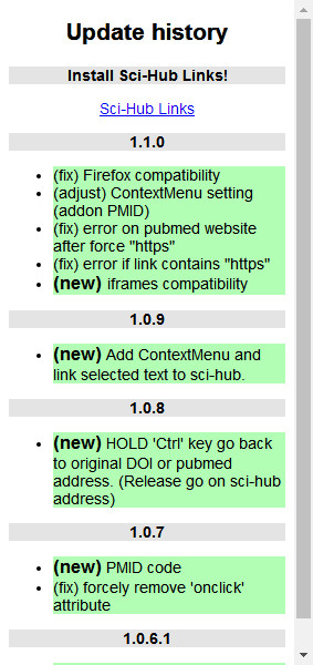 Sci hub Links插件 1.1.0 中文版