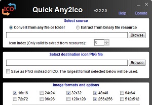 Quick Any2Ico 中文破解版 2.2.2.0 特别版软件截图