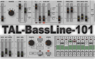 TAL-BassLine-101破解版 2.0.2 免费版软件截图