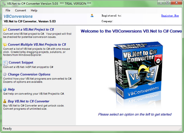 VB.Net to C# Converter 破解版 5.03 最新版