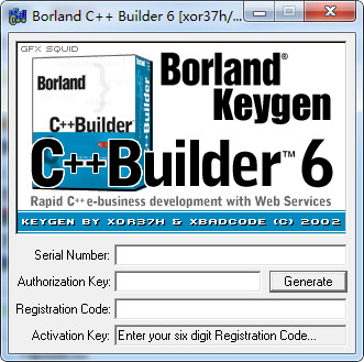 C Builder6.0注册版