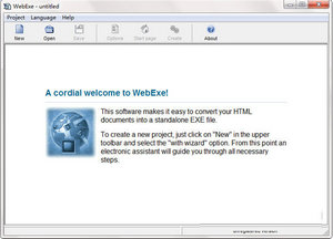 WebExe电子书制作工具 1.55 汉化版软件截图