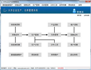 大洋企业生产仓库管理系统PC版 10.60 正式版软件截图