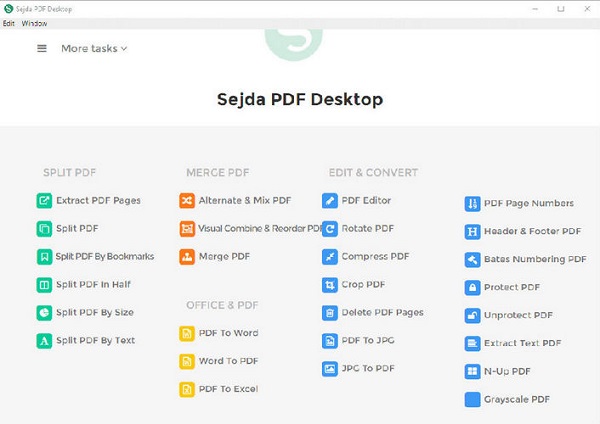 Sejda PDF Desktop破解版 4.0.0 免费版