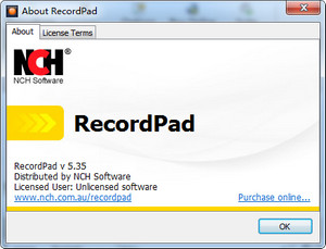 RecordPad 电脑录音软件 5.35 免费版软件截图