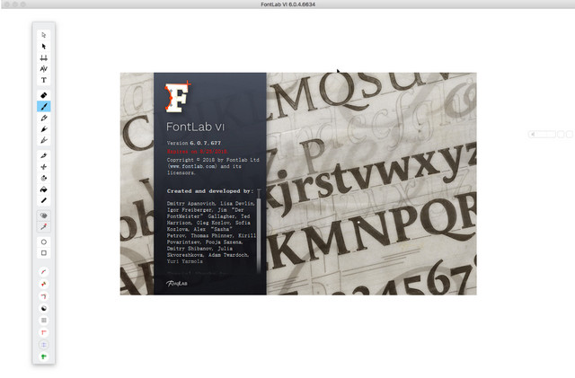 FontLab VI MAC 6.1.3.7013