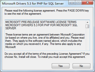 SQL Server PHP 驱动程序 5.3.0软件截图