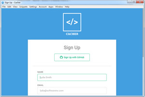 Cacher代码管理器 1.5.13 最新版软件截图