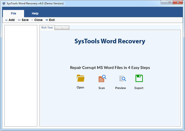 SysTools Word Recovery